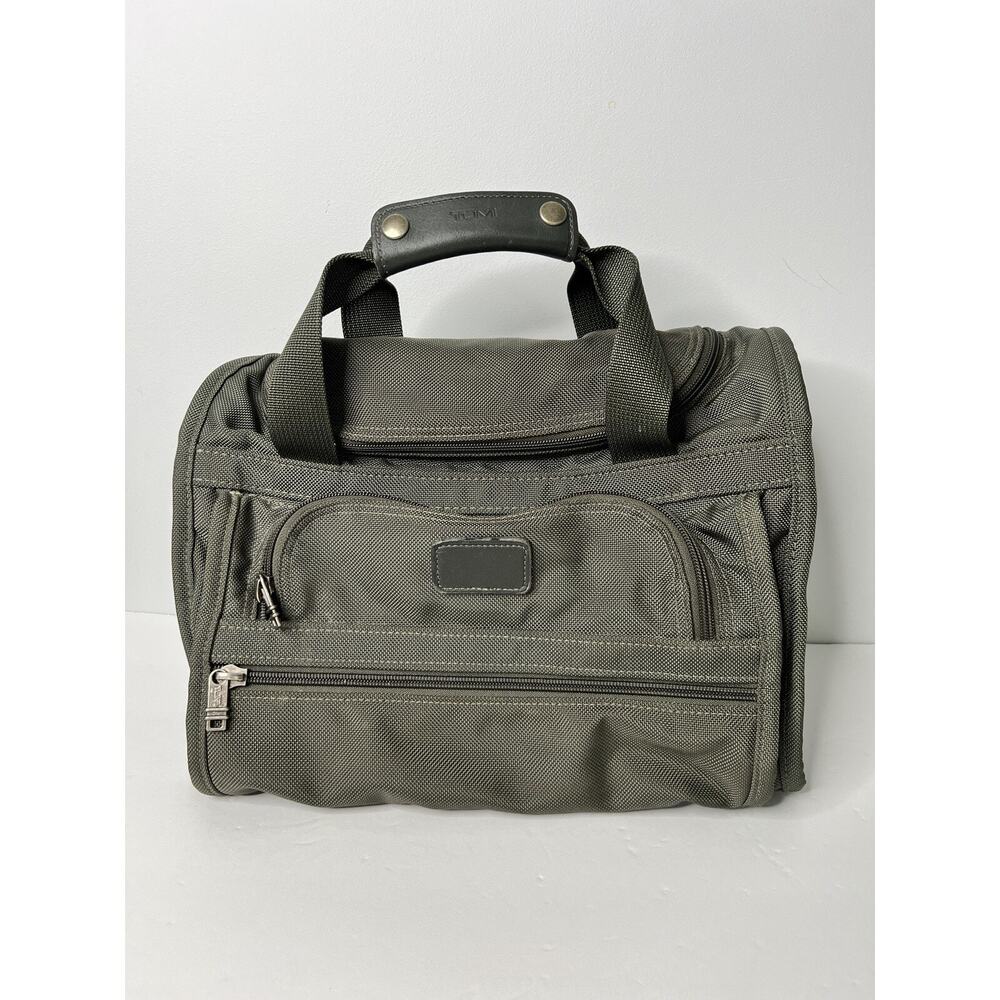 TUMI Black Vintage Ballistic Nylon Briefcase with Luggage Sleeve